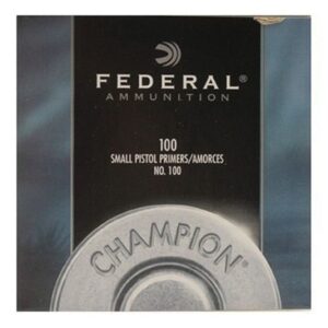 Federal 100 Small Pistol Primer 5000CT